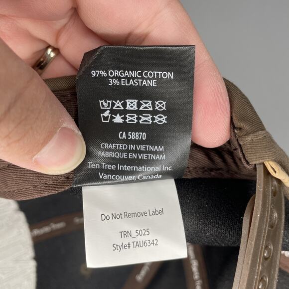 NWT Tentree Vintage‎ Elevation Hat Tentree Logo Embroidery Brown/White SnapBack - Picture 10 of 10